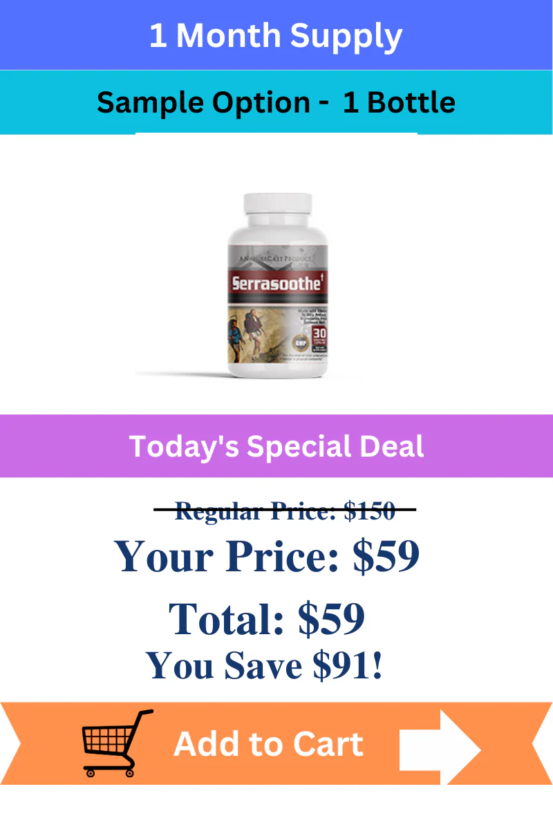Serrasoothe™ 1 bottle pricing